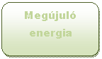 Lekerek�tett t�glalap: Meg�jul� energia

